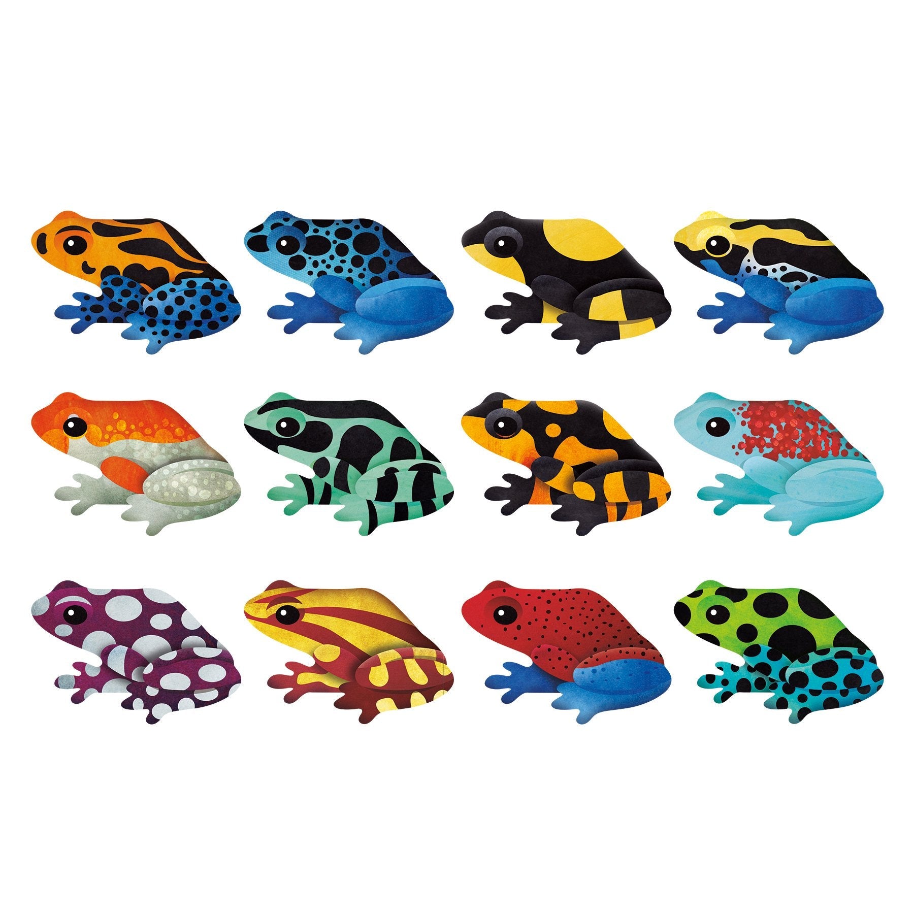 Shaped Memory Match: Tropical Frogs [Book]