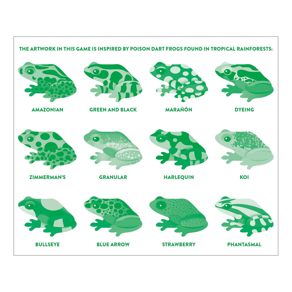 Tropical Frogs Shaped Memory Match - Mudpuppy