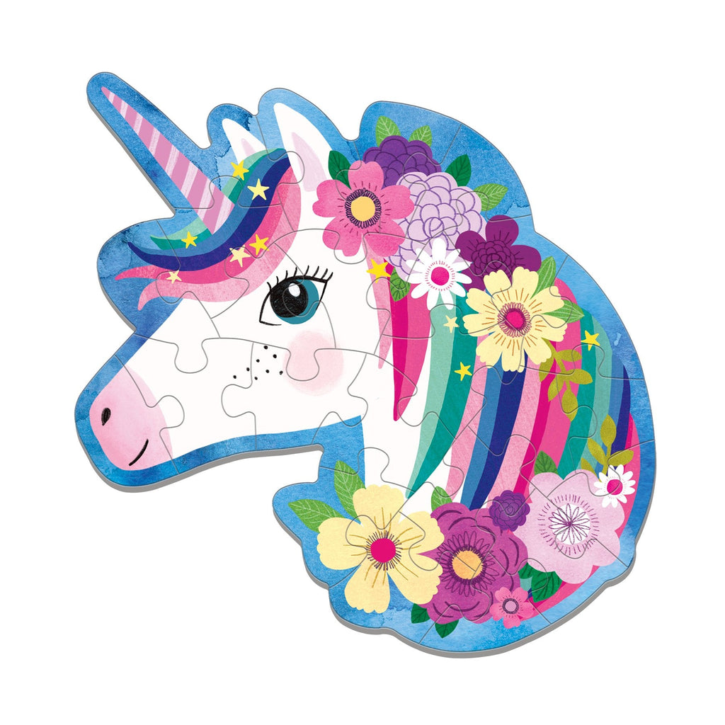 Unicorn 24 Piece Shaped Mini Puzzle - Mudpuppy