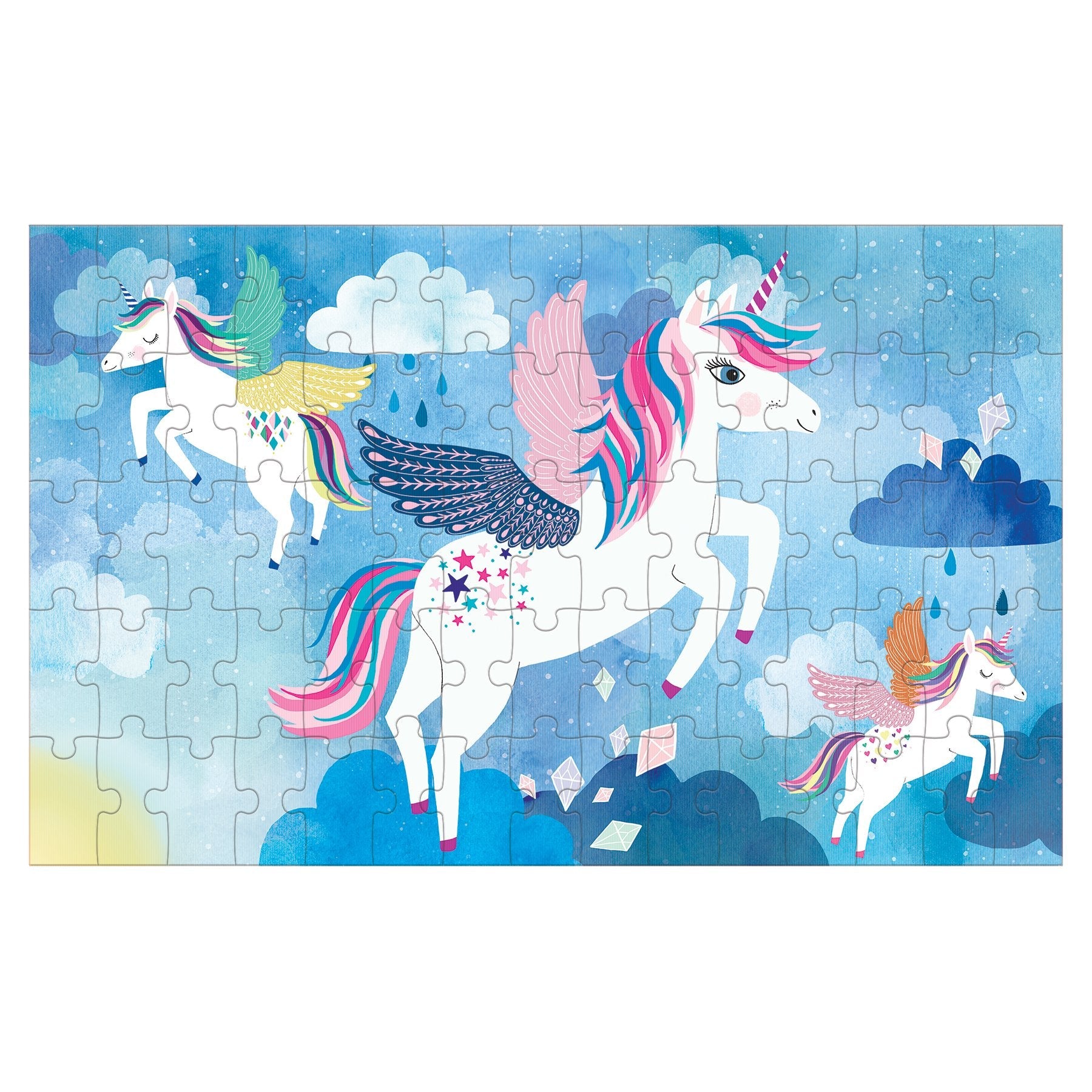 Mudpuppy Level Up! Puzzle Set - Unicorn Magic – Minim Kids