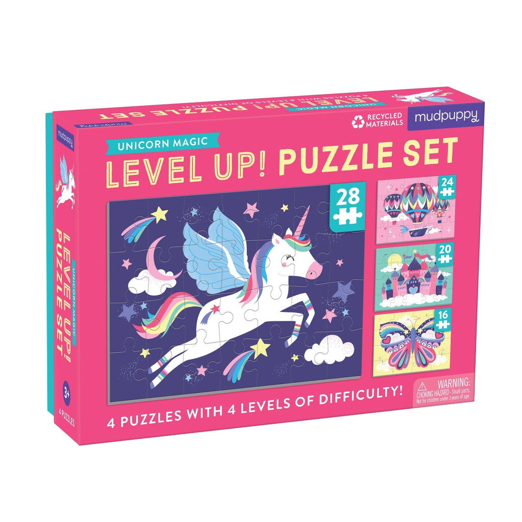 Unicorn Magic Level Up! Puzzle Set - Mudpuppy