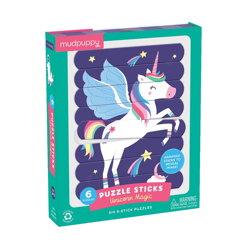 Unicorn Magic Puzzle Sticks - Mudpuppy
