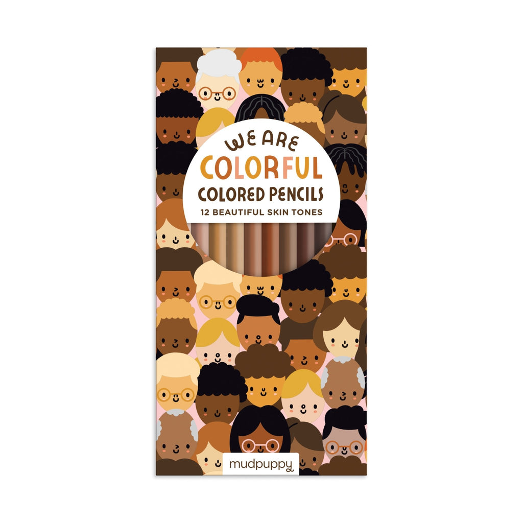 We Are Colorful Skin Tone Colored Pencils - Mudpuppy