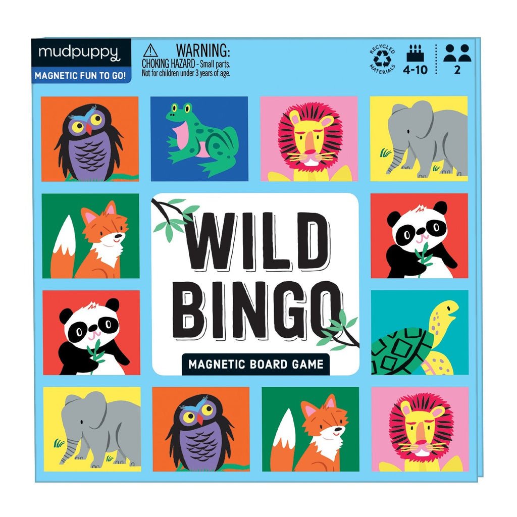 Wild Bingo Magnetic Board Game - Mudpuppy