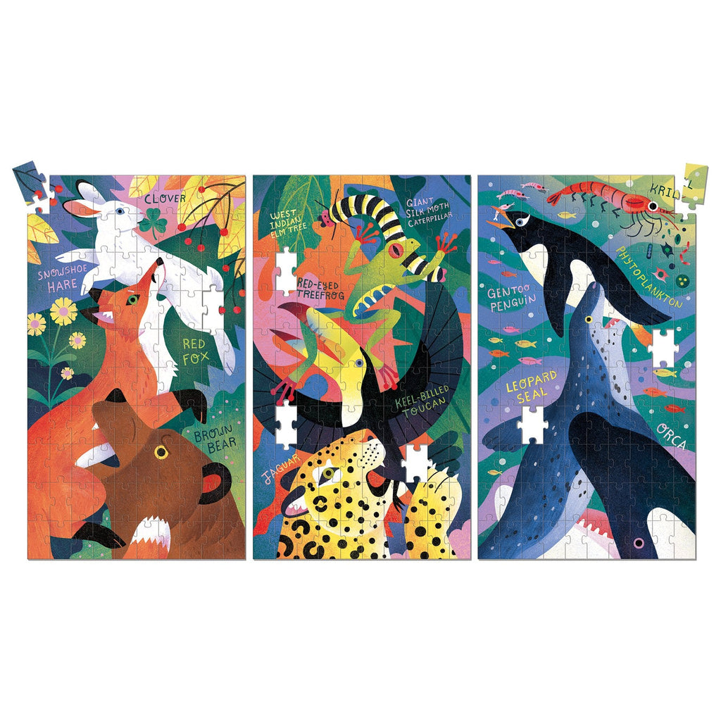 Wild Food Chain Science Puzzle Set - Mudpuppy