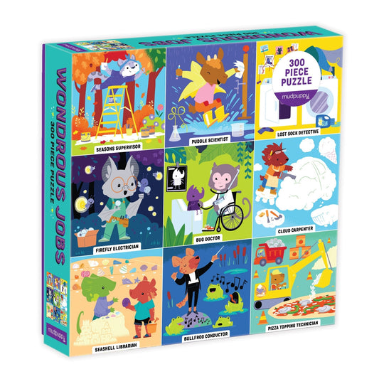 Wondrous Jobs 300 Piece Family Puzzle - Mudpuppy