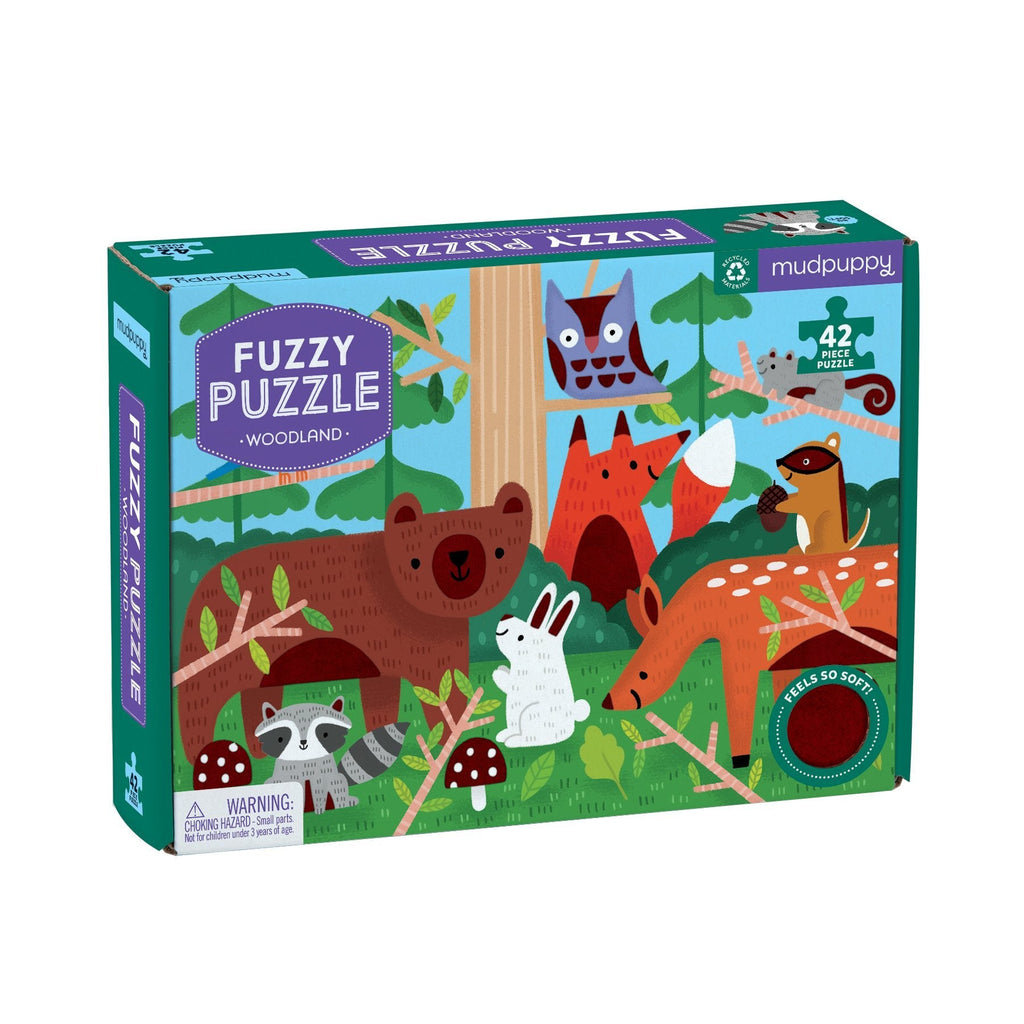 Woodland Fuzzy Puzzle - Mudpuppy
