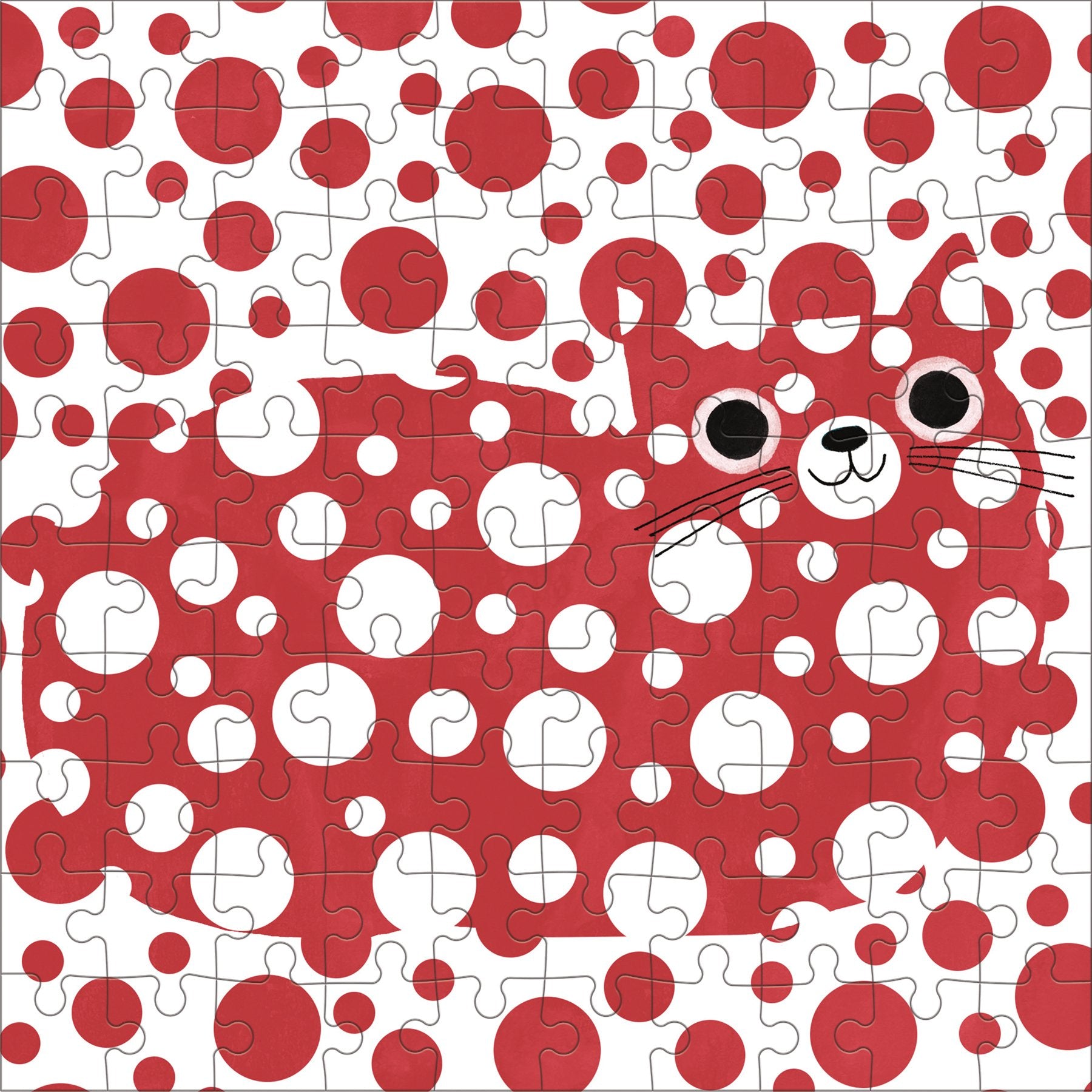 Yayoi Catsama Artsy Cats 100 Piece Puzzle Tin - Mudpuppy
