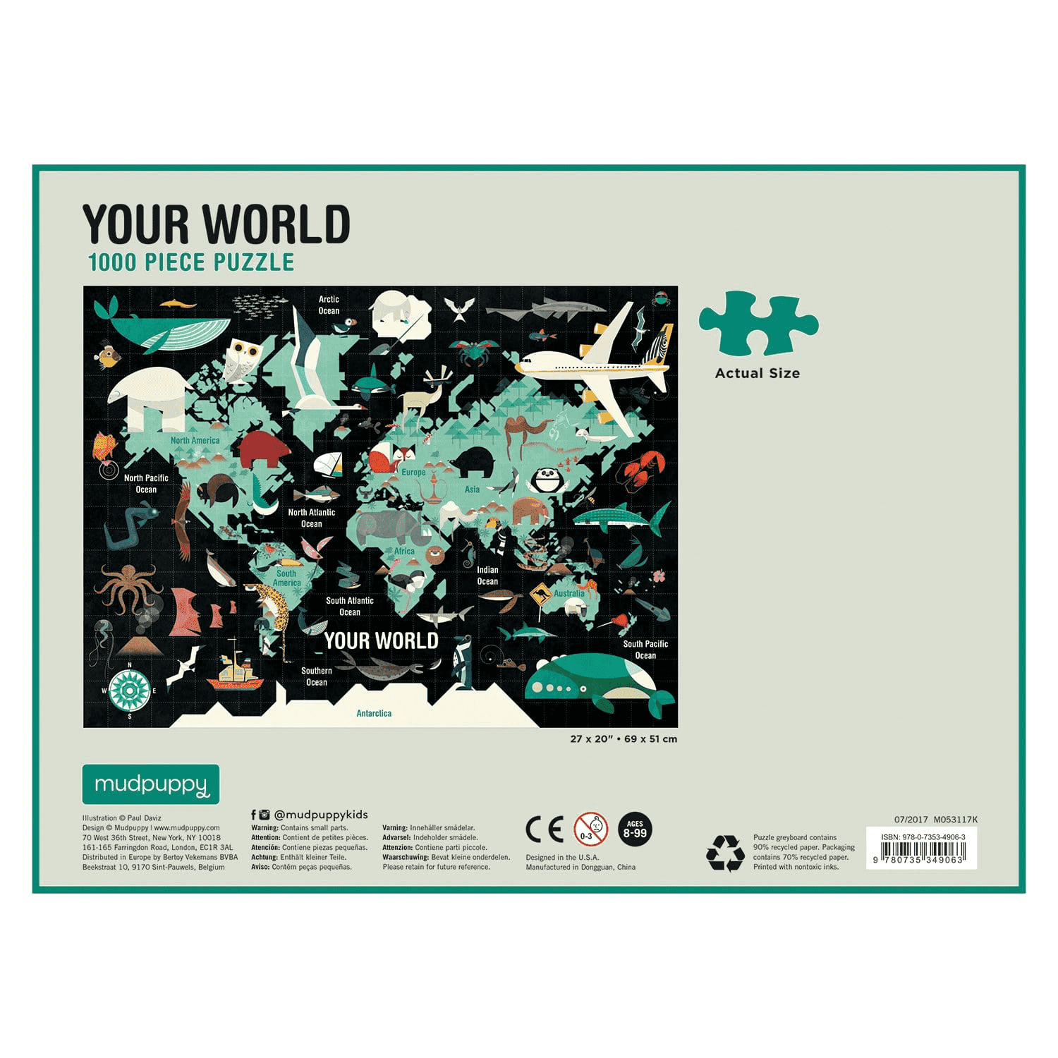 "Task" Word Cloud 1000 Piece Puzzle - 24"x30" Positive Motivational Puzzle For Adults