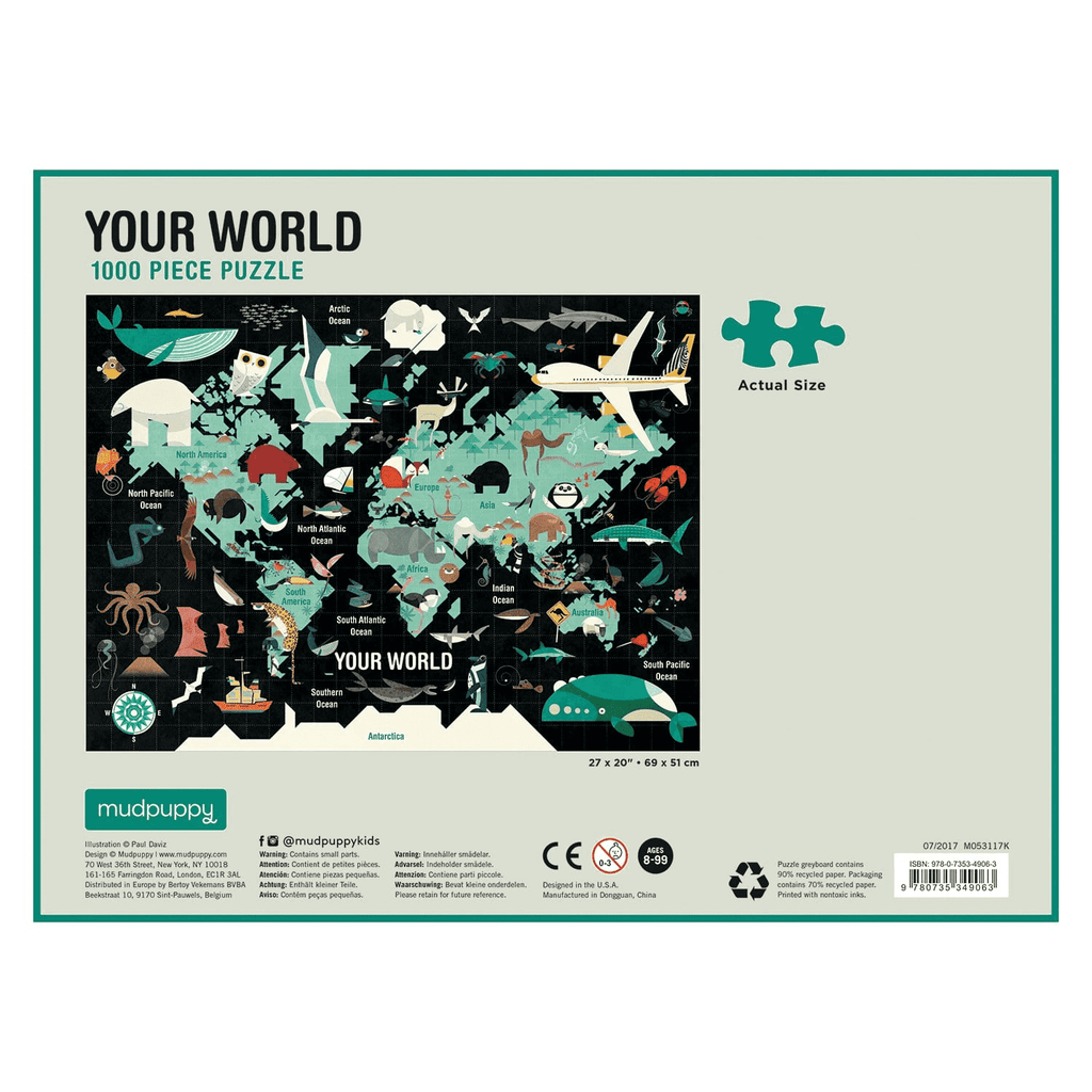 Your World 1000 Piece Family Puzzle - Mudpuppy